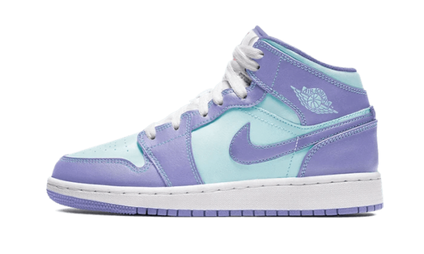 Air Jordan 1 Mid Purple Aqua
