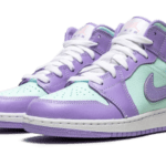 Air Jordan 1 Mid Purple Aqua – תמונה 2