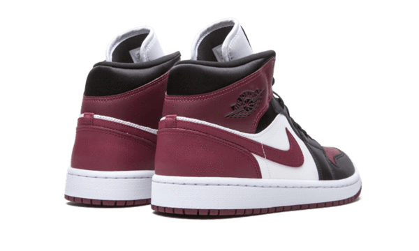 Air Jordan 1 Mid Se Black Dark Beetroot – תמונה 3