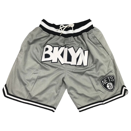 מכנס כדורסל Just Don ברוקלין נטס אפור NBA