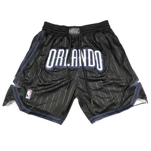 מכנס כדורסל Just Don אורלנדו מג'יק שחור NBA